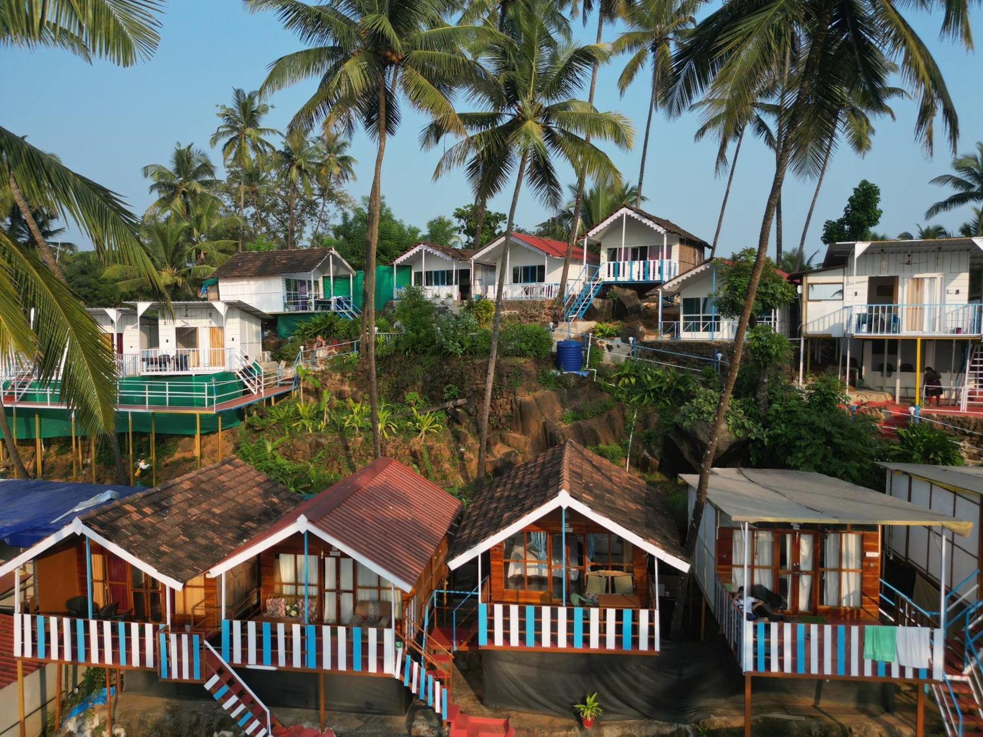 Hilltop Seaview Palolem Goa Hotel Eksteriør billede